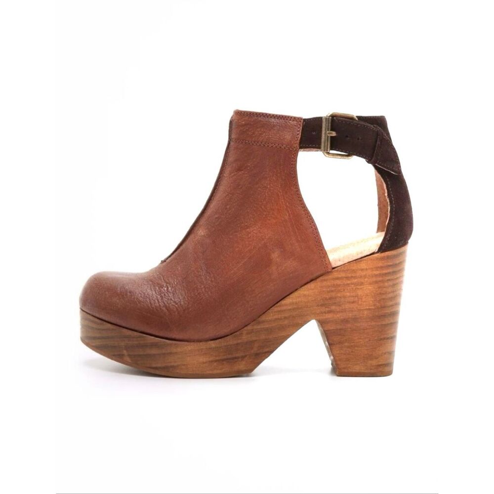 Free People Amber Orchard Platform Bohemian Ankle Clogs Women's 7US